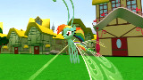 Cursed Pony Magic Rainbow Dash
